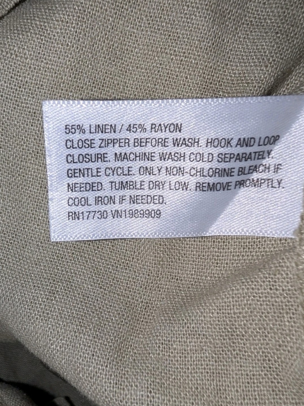 a new day Beige Wide Leg Linen-Blend Pants - Picture 5 of 6